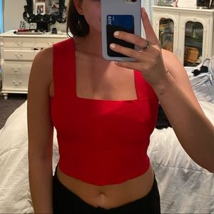 Seek the lable thin strap tank